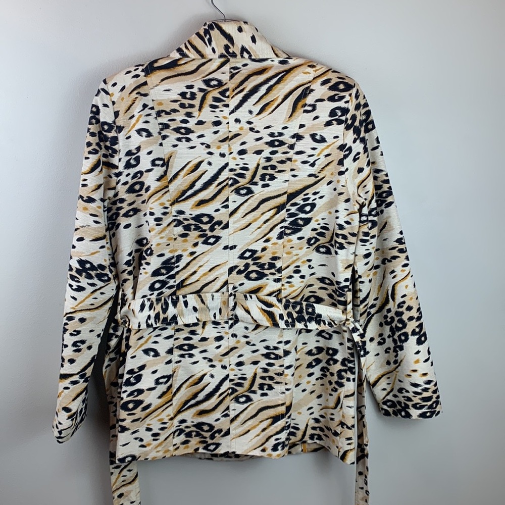 90s Vintage Tweeds Clothing Silk Trench Coat - Picture 8 of 9